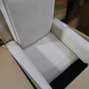 volur Raleigh Upholstered Manual Glider Recliner Rocking & 360 Swivel with Smooth Glide  Greenguard Gold & FSC Certified  Modern Nursery and Living Room Chair in Shell