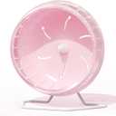 8.3 Inch Silent Hamster Wheel, Pet Small Animals Exercise Running Toys, Large, Pink