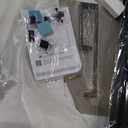 Frameless Pivot Shower Door 33-34" W x 72" H, Pivot Swing Shower Glass Door with 1/4"(6mm) Clear Tempered Glass Shower Door, Easy to Clean Bathroom Shower Door, Matte Black