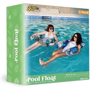 Syncfun 2 Packs Inflatable Pool Float Hammock Chairs Lounge Summer Water Fun US