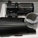 Cold Press Juicer, Slow Masticating Juicer Machines for Whole Vegetable and Fruit, 4.3" Feed Chute, BPA Free, Quiet Easy Clean Juicer to Unlock Fresh & Nutritious Juices(Black)