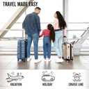 Veken 10 Set Packing Cubes for Travel Essential, Suitcase Organizer Bags in 4 Sizes, Carry-On Luggage Accessories with Large Laundry & Hanging Toiletry Bag, Must-Have for Airplane, Road Trip & Camping
