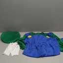 Nintendo Super Mario Brothers Boys Luigi Deluxe Costume (M (7-8))