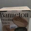 Sourdough Starter Kit, Banneton Bread Proofing Baskets Set, Sourdough Bread Baking Supplies Making Tools with Dough Scraper, Whisk, Bread Lame, Recipe