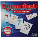 Rummikub Six Player Edition  The Classic Rummy Tile Game  More Tiles and More Players for More Fun! by Pressman , Blue