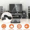 Universal Car Amplifier Level Controller Car Audio Control Knob Sub Amp Volume Control Cable with 3.5mm Wire for Car Motorcycle Speakers Home Theater