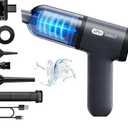 Apical Life Handheld Vacuum Cordless, 12000Pa 75W Mini Vacuum with Blower Function, 24 Mins Runtime, 0.14L Dust Bin, Compact Design with Multi-Accessories for Stairs, Car and Home