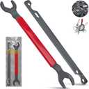 Fan Clutch Wrench Set,32mm & 36mm Clutch Fan Tool Wrench,Water Pump Pulley Holder Removal Tool For BMW, Ford, GM, dodge,Chevrolet,jeep Fan Clutch Removal Kit,Water Pump Holder