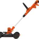 BLACK+DECKER 3-in-1 Corded Lawn Mower, String Trimmer & Edger, 12-Inch (BESTA512CM)