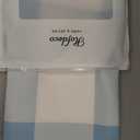 Hofdeco Coastal Patio Indoor Outdoor Pillow Cover ONLY for Backyard, Couch, Sofa, Baby Blue Buffalo Check, 20"x20"