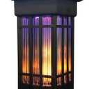 PIC Decorative Flame Effect Bug Zapper Lantern, Flying Insect Trap, 2 Acre Coverage, Outdoor Bug Zapper, Dusk-Til-Dawn Sensor, UV Light, Weatherproof