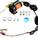 3.7GPM 12V DC Gasoline Fuel Pump, Self-priming Oil Transfer Pump With Handle,Reversible Pumping, Overheat Protection, Explosion-proof,For Gasoline, Diesel, Kerosene & Mineral Oil
