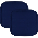 FLYMEI Patio Cushion Covers 25x25x5 Waterproof Outdoor Cushion Cover Replacement 2Packs Outdoor Seat Cushion Slipcover for Rattan Chair Sofa, Apricot