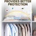 TAILI 8 Pack Vacuum Storage Bags, Jumbo Size 39x28 inch, LONG SIDE ZIP Vacuum Seal Bags for Beddings, Extra Large Storage Space Saver for Clothing, Comforters, Blankets, Pillows