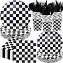 Pickmesh 400 Pcs Race Car Birthday Party Supplies Plates Napkins Serve 50
