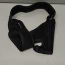 Black Dog Knee Brace 3.9 in, M Size Adjustable Leg Protector for Pet, Hind Leg Support, Dog Joint Recovery, Hind Leg Lick Protection