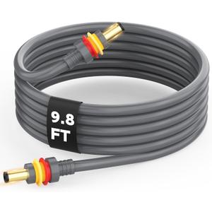 ELENDAR 9.8FT Starlink Mini Cable, 18 AWG Waterproof Replacement DC Power Cord, DC to DC Power Cable for Car RV Outdoor Power Station