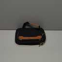 Wedama Toiletry Bag for Women, Hanging Travel Toiletry Bag with Jewelry Organizer Compartment Medium Makeup Bag, PVC Waterproof Cosmetic Travel Bag Trips Camping Bathroom, Black+Brown