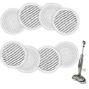 10 Pack Steam Mop Replacement Pads for Shark S8001 S7001 S7201 S7000AMZ S8201 Steamer Mop Washed Pad Repeatedly for All Floors Cleaning