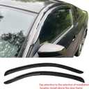 Fit 2010-2014 Ford Mustang Coupe(Not Fits Convertible) Window Visor
IKON MOTORSPORTS, Acrylic, Smoke Tinted, 2PCS, Sun Rain Shade, Guard Wind Vent, Air Deflector, Waterproof, 2011 2012 2013