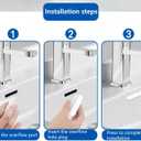 6 x 4 Pcs Rubber Sink Hole Cover, Oval Overflow Cover for Kitchen & Bathroom Basins, Reusable