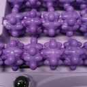 REWXXD Foot Roller Massager for Plantar Fasciitis Relief, Large Size, Eases Foot Pain & Cold Feet, Enhances Circulation, Portable, Split into Two, Full-Body Washable, Purple