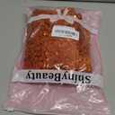 ShinyBeauty Orange Velvet Pillow Covers 12X20-Inch Set of 2 Sequin Pillows Cover, Soft Decorative Cushion Cover, Rectangle Pillow Case for Sofa, Couch, Living Room Decor