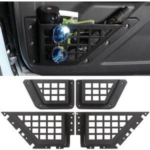 Molle Door Pockets for Ford Bronco 2021-2025 Side Door Pockets Molle Panel (Front and Rear)