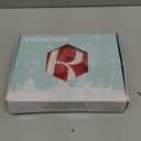 Yoochee 21 Inches Knitted Christmas Stockings with Initials, Large Red Custom Monogram Christmas Stockings with Letter, Personalized Xmas Decoration for Holiday Family Party(Red-R)