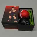 TEKXYZ Reflex Ball with Counter App & Online Community, 2 Difficulty Levels Boxing Ball with Headband, Perfect for Reaction, Agility, Punching Speed, Fight Skill & Hand Eye Coordination Training (Black/Red)