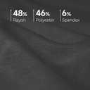 Wide Leg Pants for Women High Waist Relaxed Dress Pants with Pockets 30" (Black, S)