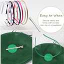 DRESHOW Fascinators Hats for Women Tea Party Hat Vintage Derby Pillbox Kentucky Hat Church Cocktail Headwear (Green)