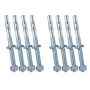 3/8"x5" Wedge Anchor by Zinced of Heavy-Duty Fastener for Cement and Concrete (8pcs Pack) 3/8"x5" Wedge Anchor by Zinced of Heavy-Duty Fastener for Cement and Concrete (8pcs Pack)