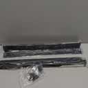 Tecmojo 1U Universal Rack Mount Rails,4-Post Server Rack Shelf Rail with 20.9"-32" Adjustable Depth Fit for Non-Rack Mountable Server/Networking/AV/IT Equipment