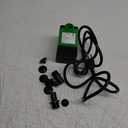 VIVOSUN 800GPH Submersible Pump(3000L/H, 24W), Ultra Quiet Water Fountain Pump with 10ft. High Lift with 6.5ft. Power Cord, 3 Nozzles for Fish Tank, Pond, Aquarium, Statuary, Hydroponics Green