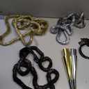 Seasonal Celebrations New Years Eve Black Paper Party Accessory Kit