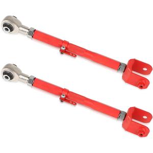SCITOO Adjustable Rear Control Camber Arms Adj. +/- 3 fit for Acura TL 2009-2014 for Acura TSX 2010-2014 for Honda for Accord 2008-2014 for Improved Suspension Performance - Red Set of 2