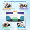 SAHEYER CPAP Pillow for Side Sleeping, CPAP Nasal Pillows for All CPAP Masks Users to Reduce Air Leaks Masks Pressure, Neck Support Pillows for Sleeping for Neck Pain Relief, L 23.7x W 14x H 3.9/5 inch