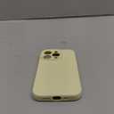 Ktele Magnetic for iPhone 16 Pro Case [Compatible with Magsafe] [Premium Silicone Satin-Smooth Touch] Slim Shockproof Anti-Scratch Microfiber Lining Case, 6.3 inch, Creamy Yellow