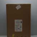 Amazon Basics Rectangular Metal Trash Can With Soft-Close Foot Pedal, Fingerprint Resistant, Removable Inner Bucket, 32 liter/8.5 gallon, Black, 14"L x 14"W x 25.3"H