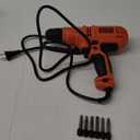 BLACK+DECKER Corded Drill, 5.5-Amp, 3/8-Inch (DR260C) 