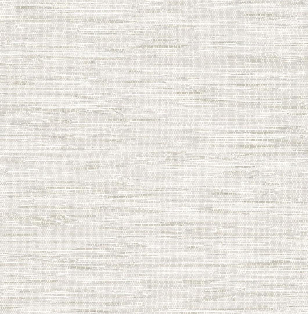 NuWallpaper by WallPops Cream Vinyl Grassweave Peel & Stick Wallpaper, NUS2875
