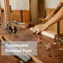 Double Sided Woodworking Tape Double Sticky Tape for Woodworking Router Templates and CNC Projects 1/2 inch by 82 feet Heavy Duty Double Adhesive Tape Easy Removable and Residue Free