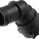 Engine Coolant Hose Connector Lower Hose Quick Water Connector Compatible for Acura TSX 2004-2014, Durable Plastic Black