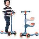 3 Wheel Scooter for Kids – 2-in-1 Scooter with Seat & LED Light-Up Wheels
