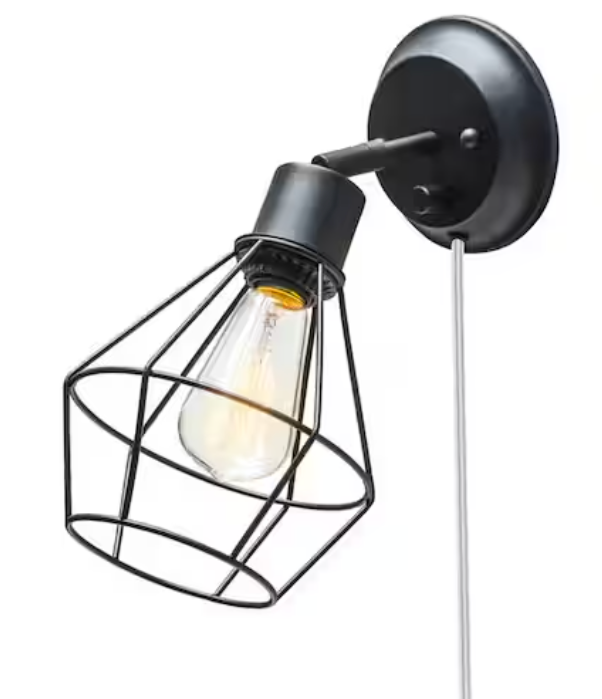 Plug In Wall Sconce