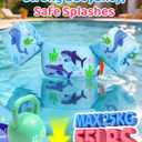 HeySplash Swim Vest for Kids, Toddler Pool Floaties Fit 22-30-40-50-60-66 Lbs, Children Puddle Swimming Jumper Jacket with Safety Buckle, Water Wing Arm Pool Float for Boat Swim Trainer Boy Girl 3-5-6