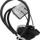 X AUTOHAUX Replacement Front Right Passenger Side Power Door Lock Actuator Motor with Cable for Infiniti Q50 2014-2020 Door Latch Actuator Assembly Replace No.805004HB0A Black