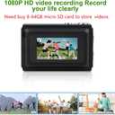 Wireless Spy Camera Hidden Video Recording Mini Video Camera Small Body Cam Pocket Camera Secret Battery Cam, no WiFi no App Needed
