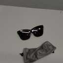 Big Outdoor Reading Glasses Womens Cateye Sun Reader Glasses UV400 Protection Stylish , Black 1.75